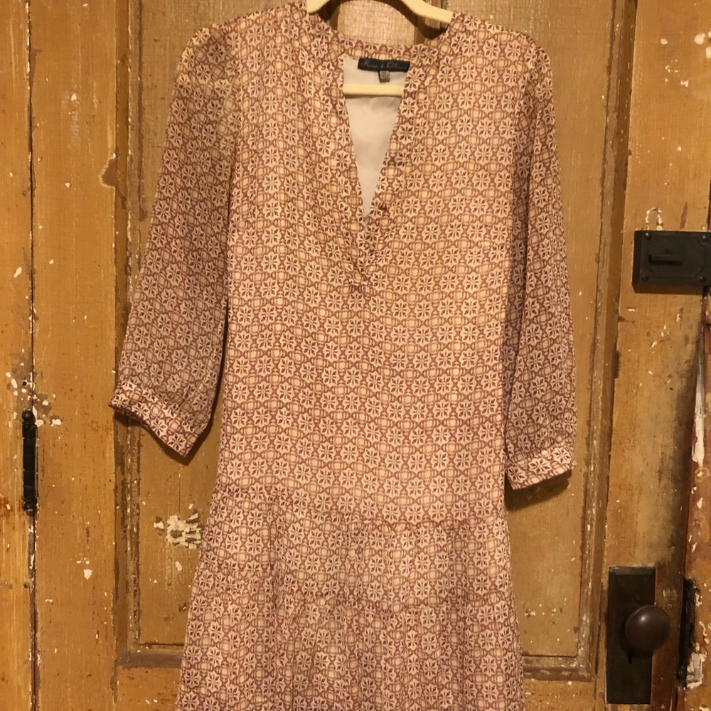 Rose & Olive lined tunic